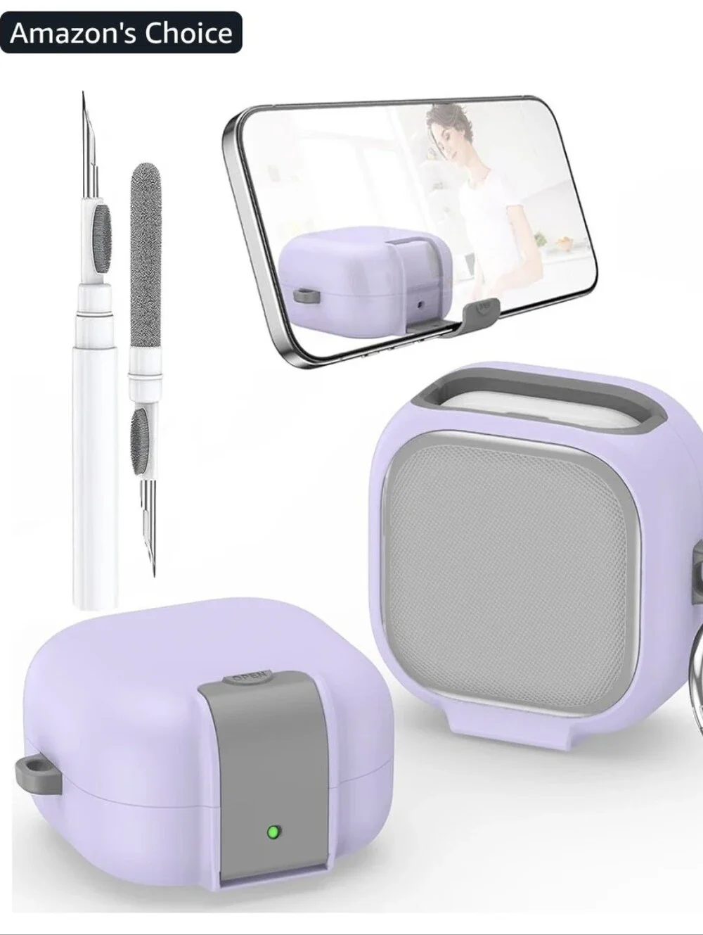 Galaxy Buds 4/4 Pro Case Cover With Stand and Charging Case